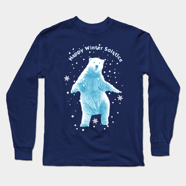 Happy Winter Solstice Long Sleeve T-Shirt by emma17